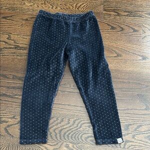 COZMO Kids Navy Blue Polka Dot Leggings